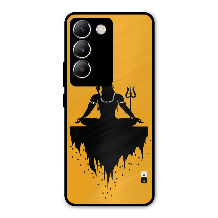 Shiva Meditation Metal Back Case for Vivo T3 5G