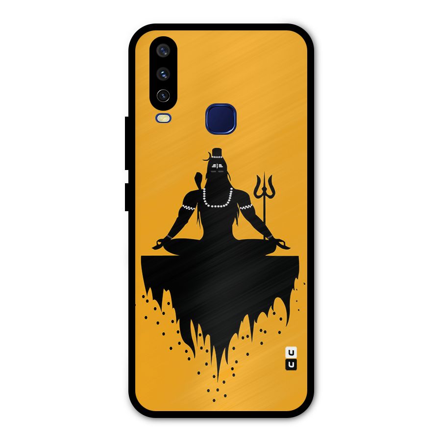 Shiva Meditation Metal Back Case for Vivo V17