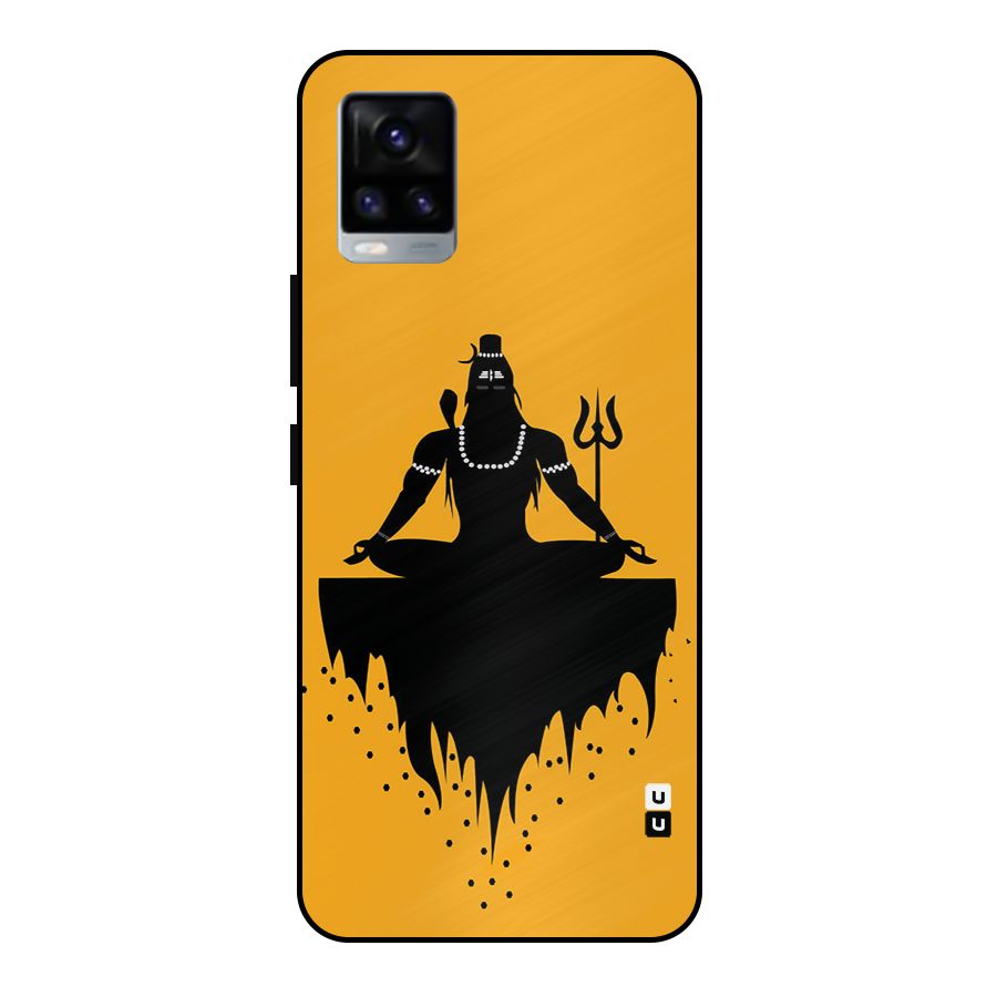 Shiva Meditation Metal Back Case for Vivo V20 2021