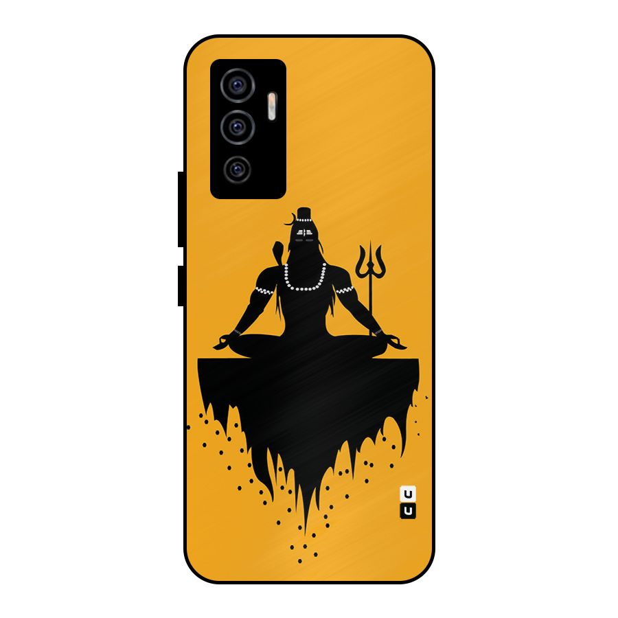 Shiva Meditation Metal Back Case for Vivo V23e