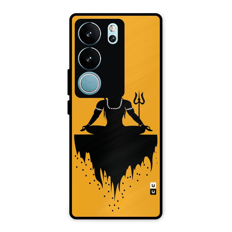 Shiva Meditation Metal Back Case for Vivo V29