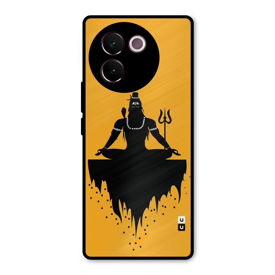 Shiva Meditation Metal Back Case for Vivo V30e