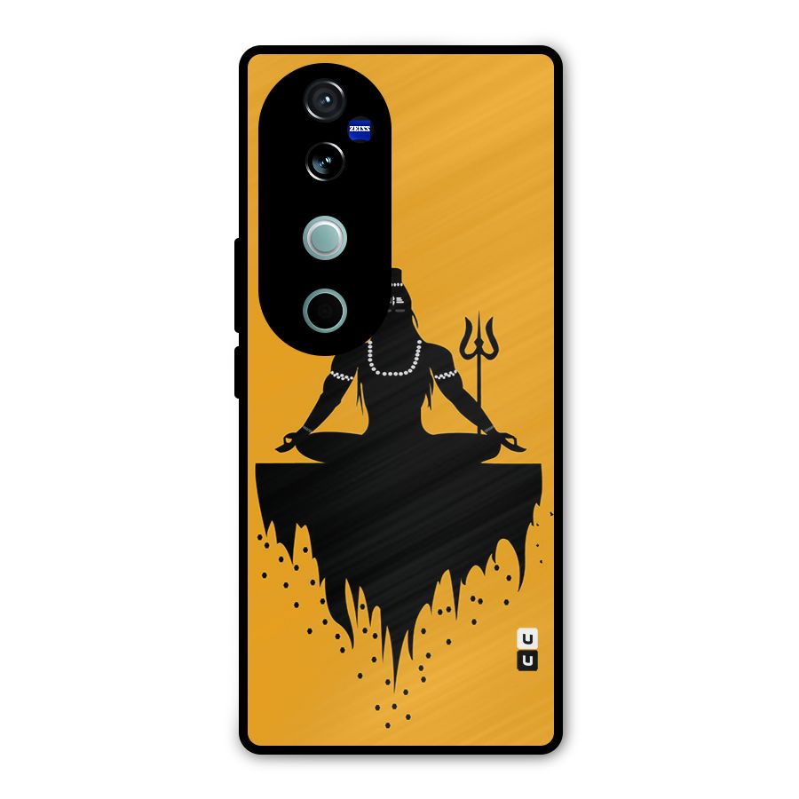 Shiva Meditation Metal Back Case for Vivo V40
