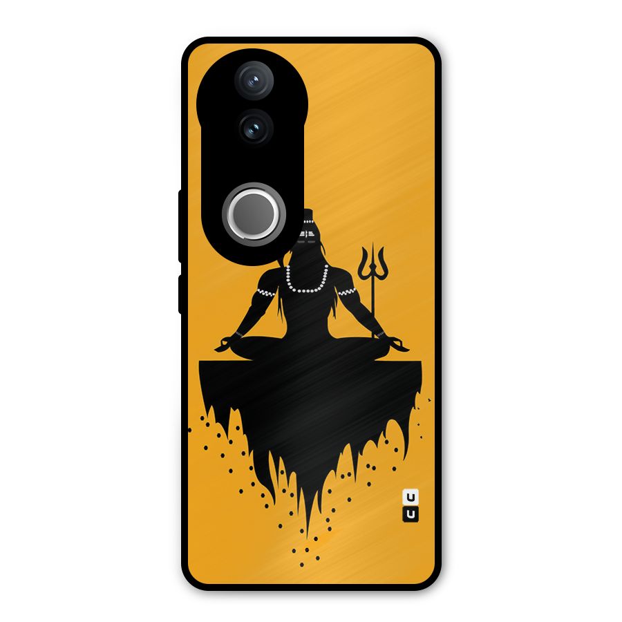 Shiva Meditation Metal Back Case for Vivo V50e