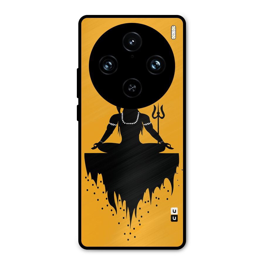 Shiva Meditation Metal Back Case for Vivo X100 Pro