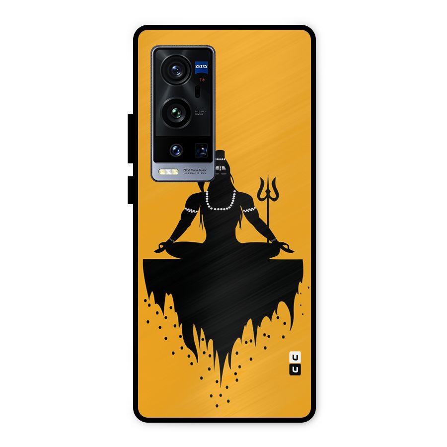 Shiva Meditation Metal Back Case for Vivo X60 Pro Plus