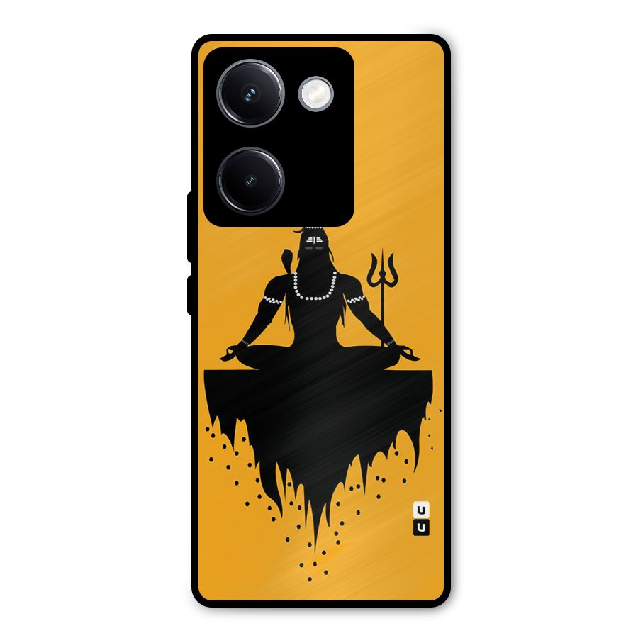 Shiva Meditation Metal Back Case for Vivo Y300 Plus