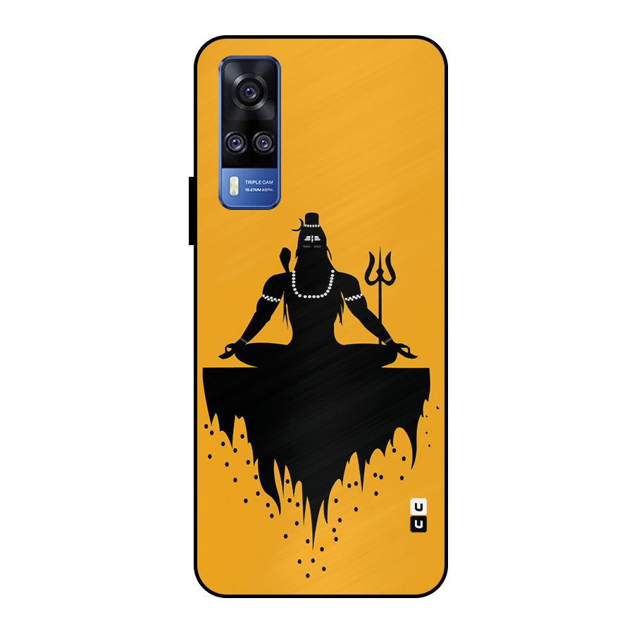 Shiva Meditation Metal Back Case for Vivo Y51