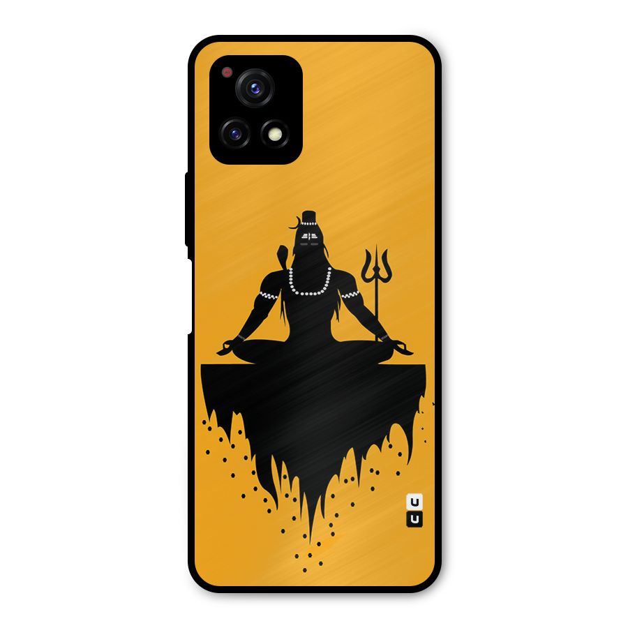 Shiva Meditation Metal Back Case for Vivo Y72 5G