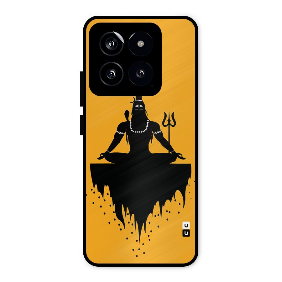 Shiva Meditation Metal Back Case for Xiaomi 14