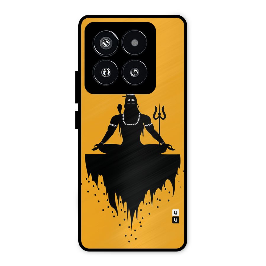 Shiva Meditation Metal Back Case for Xiaomi 14 Pro