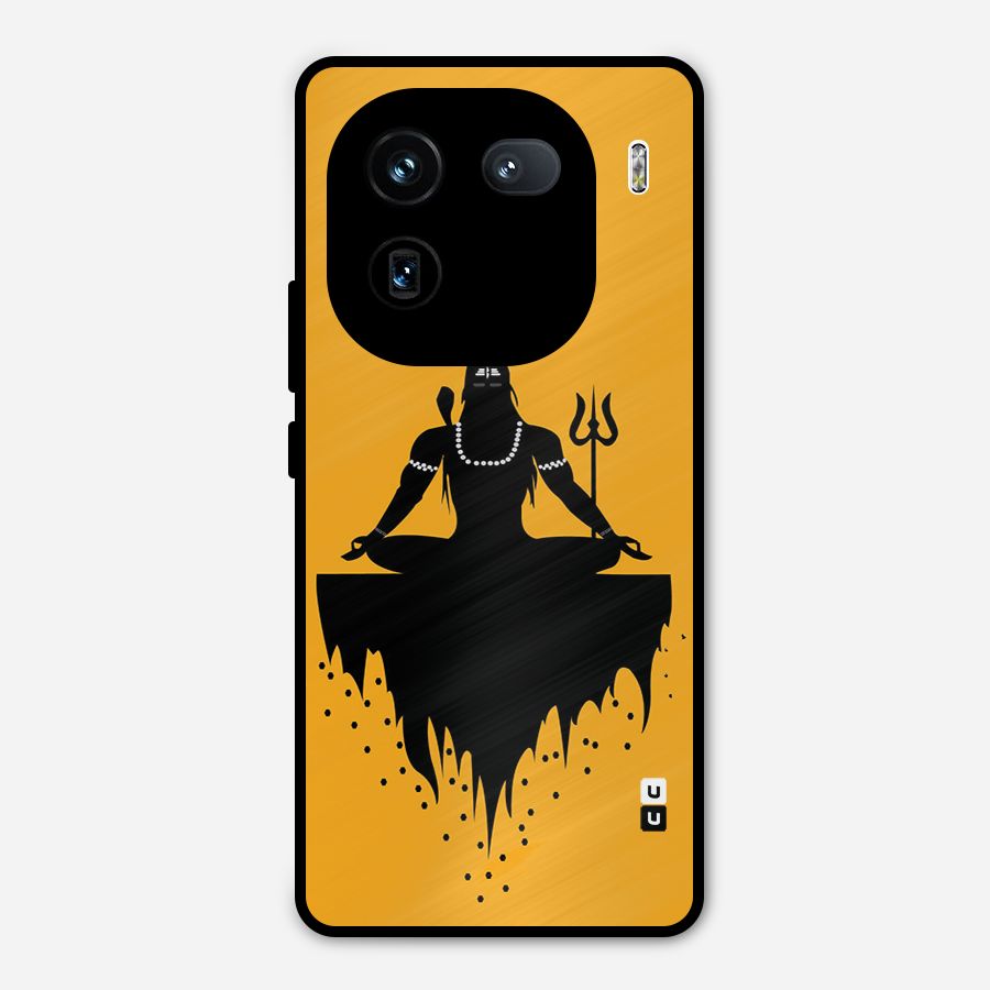 Shiva Meditation Metal Back Case for iQOO 12