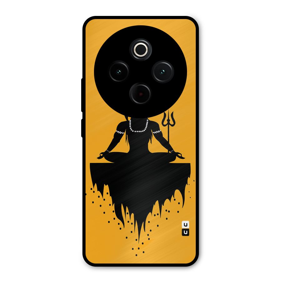Shiva Meditation Metal Back Case for iQOO Z10