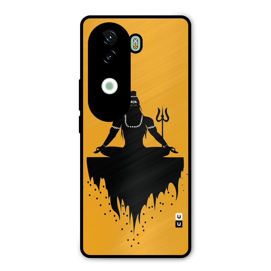 Shiva Meditation Metal Back Case for iQOO Z9s