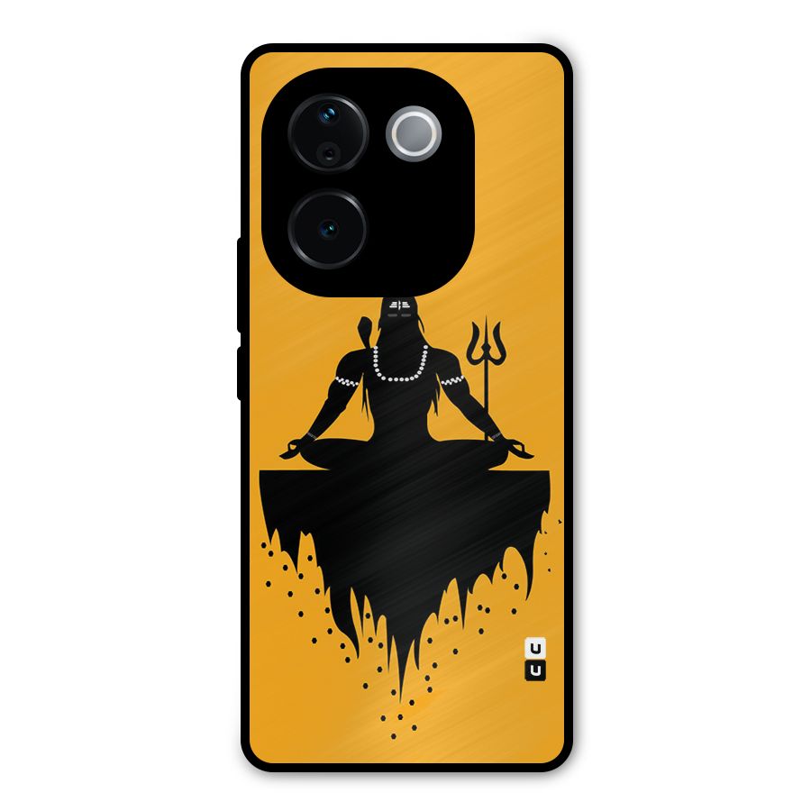 Shiva Meditation Metal Back Case for iQOO Z9s Pro