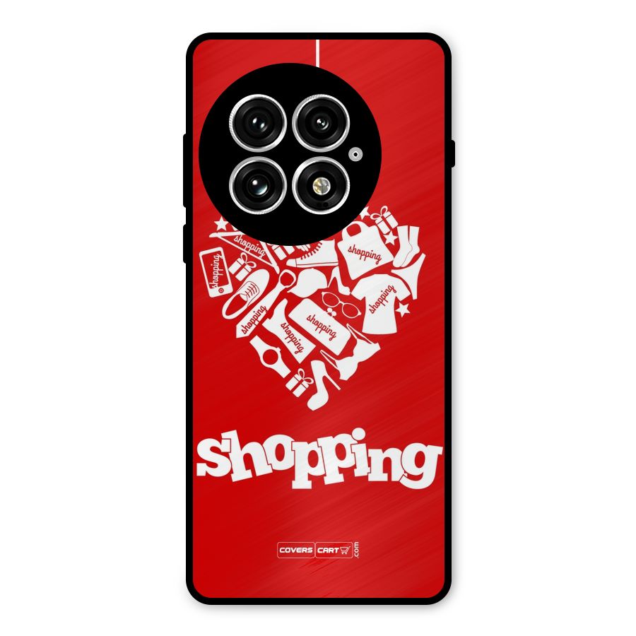 Shopaholic Shopping Love Metal Back Case for OnePlus 13