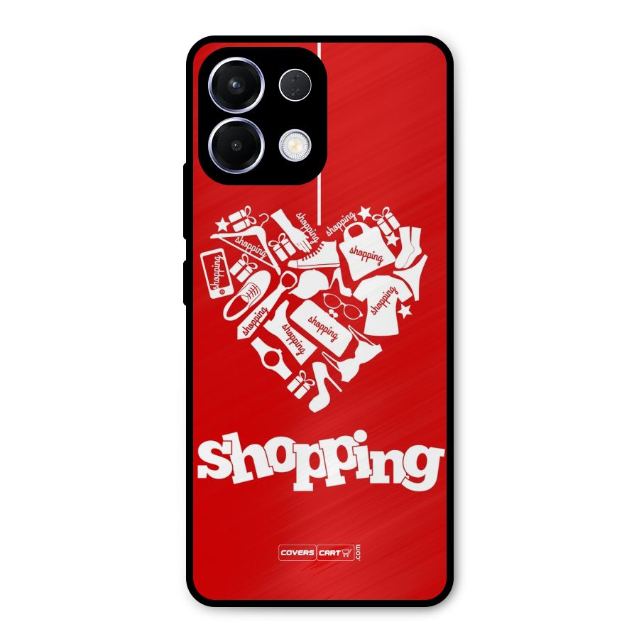 Shopaholic Shopping Love Metal Back Case for Oppo K13