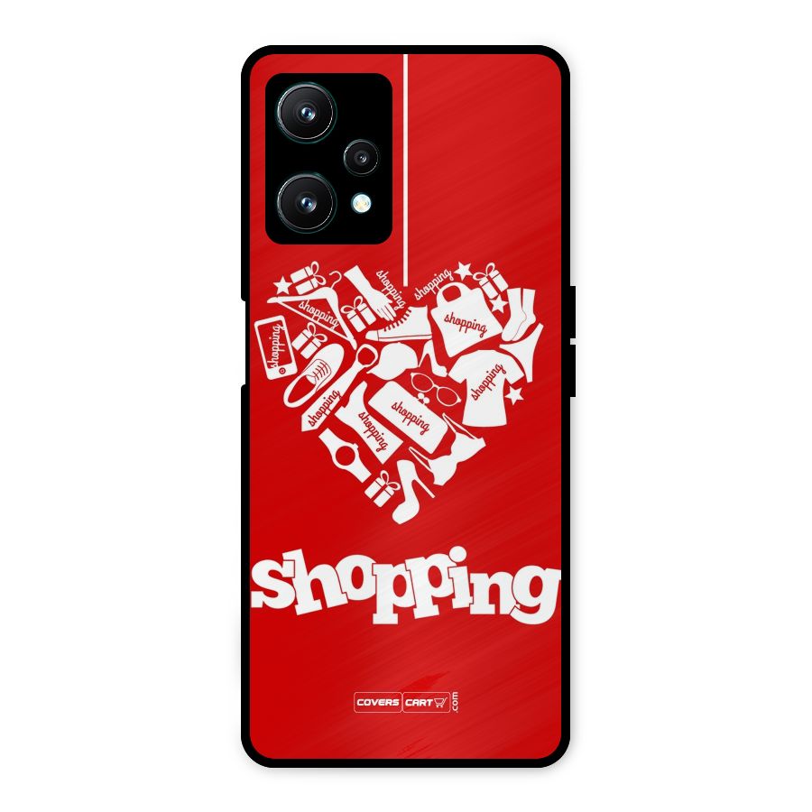 Shopaholic Shopping Love Metal Back Case for Realme 9 Pro 5G