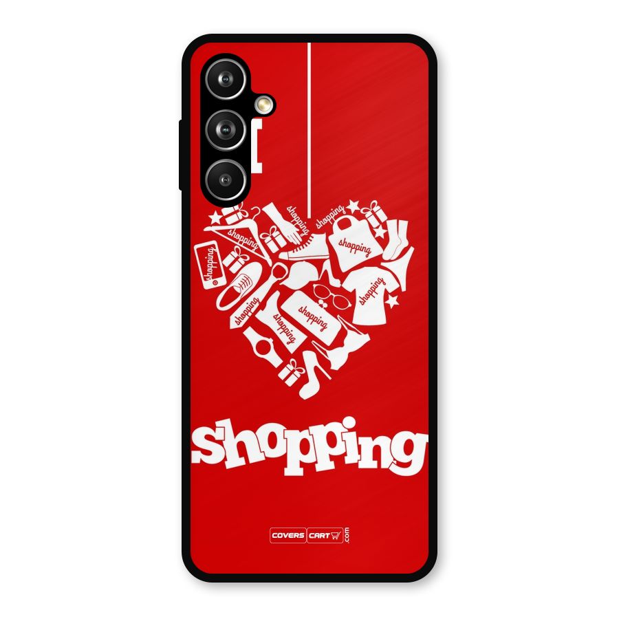 Shopaholic Shopping Love Metal Back Case for Samsung Galaxy M54