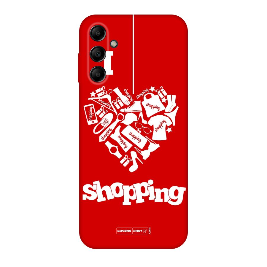 Shopaholic Shopping Love Original Polycarbonate Back Case for Galaxy A14 5G