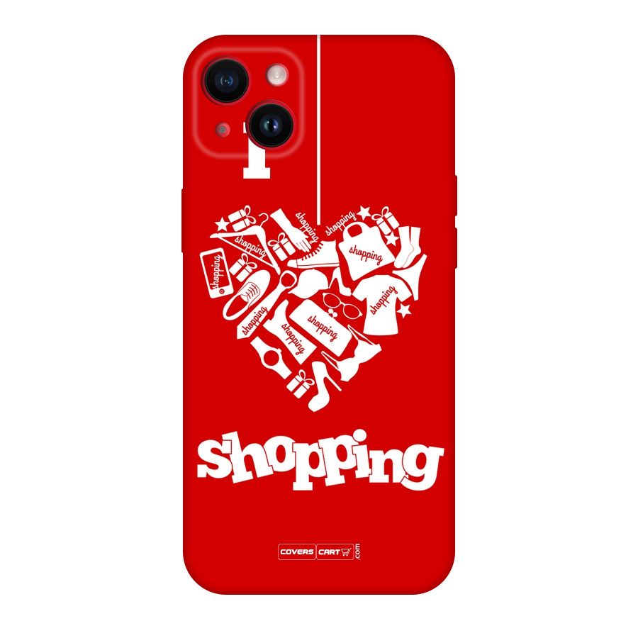 Shopaholic Shopping Love Original Polycarbonate Back Case for iPhone 14 Plus