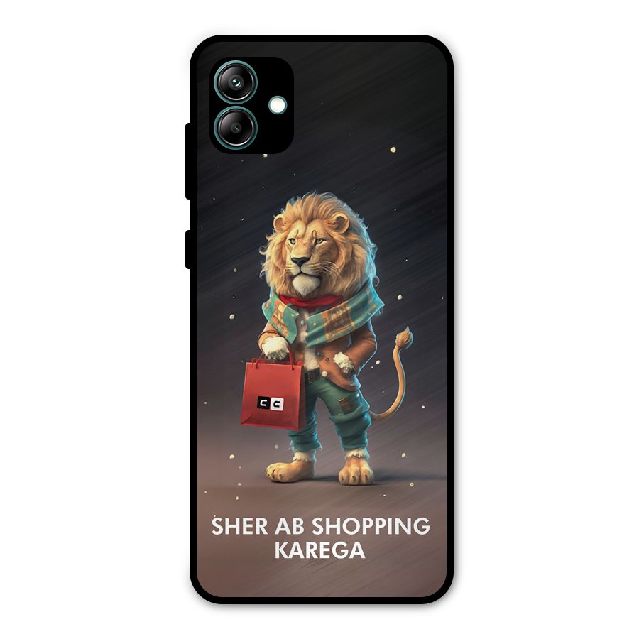 Shopping Sher Metal Back Case for Galaxy A04