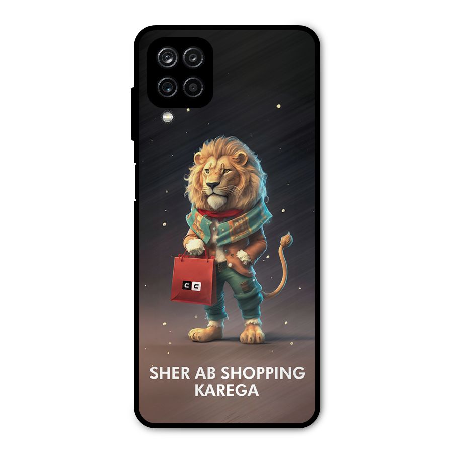 Shopping Sher Metal Back Case for Galaxy A12