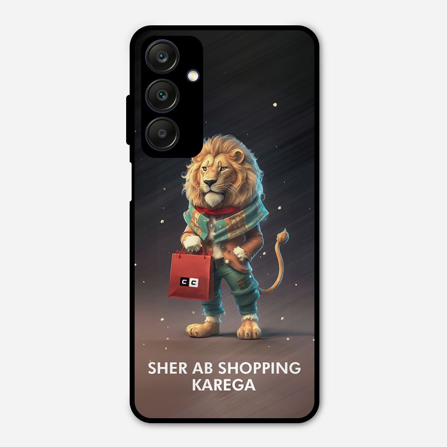 Shopping Sher Metal Back Case for Galaxy A25 5G