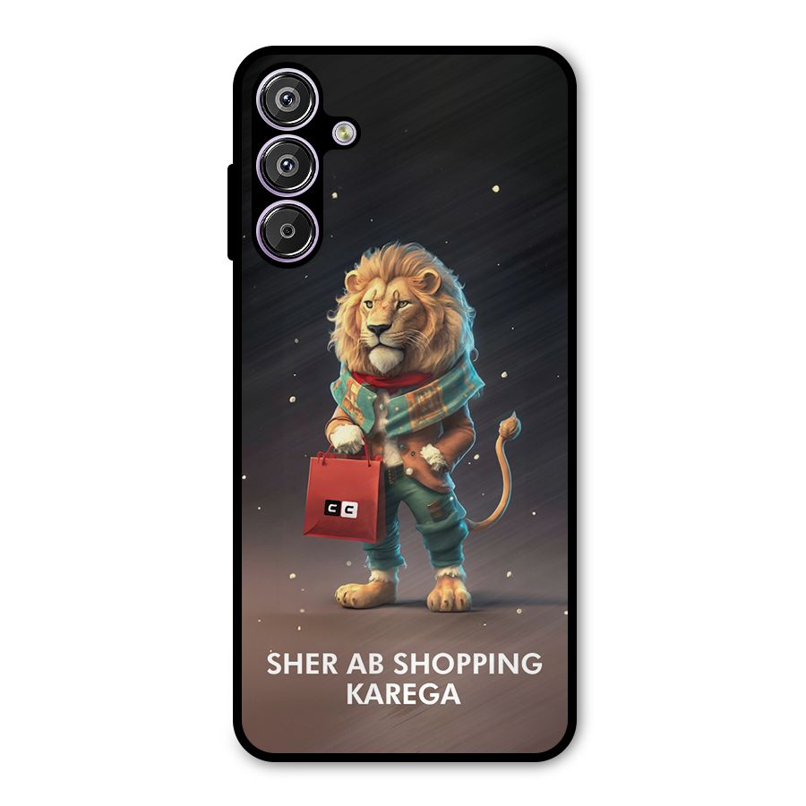 Shopping Sher Metal Back Case for Galaxy M15