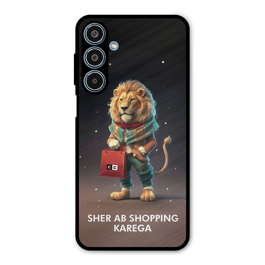 Shopping Sher Metal Back Case for Galaxy M35