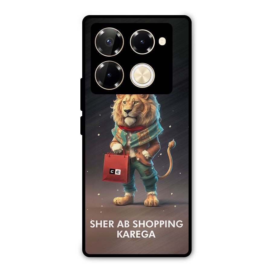 Shopping Sher Metal Back Case for Infinix Note 40 Pro Plus