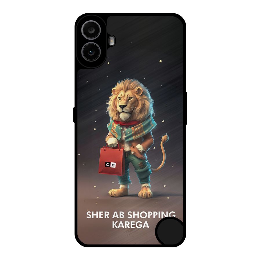 Shopping Sher Metal Back Case for Nothing CMF Phone 1