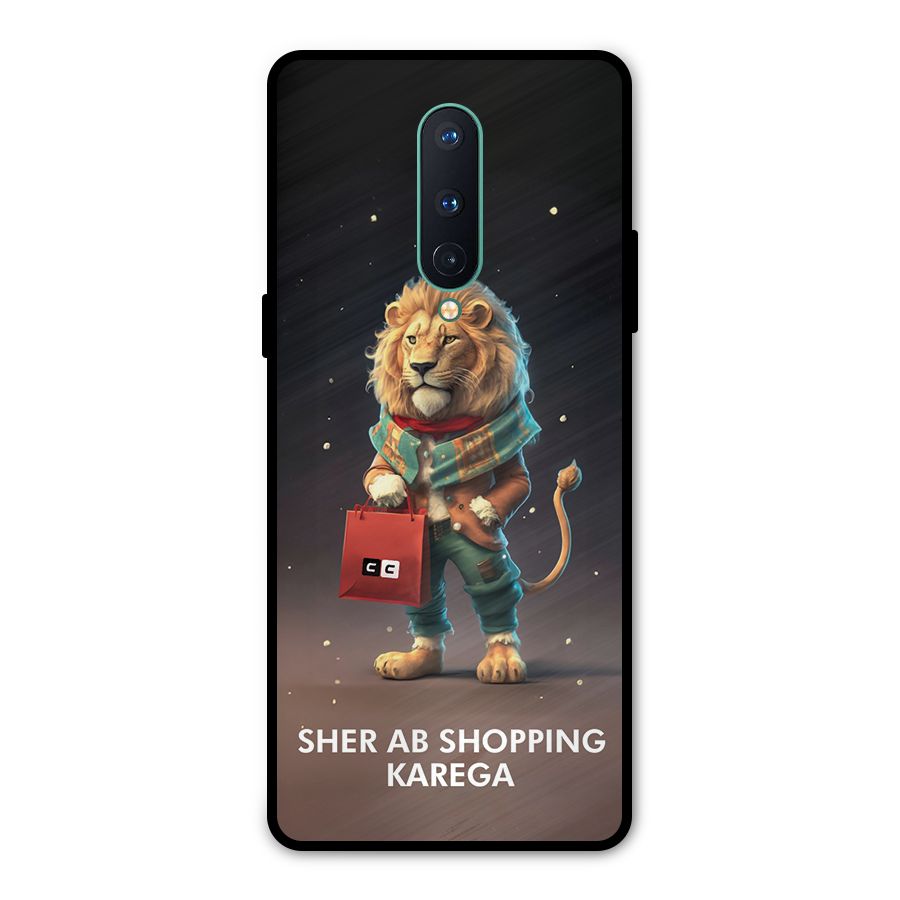 Shopping Sher Metal Back Case for OnePlus 8