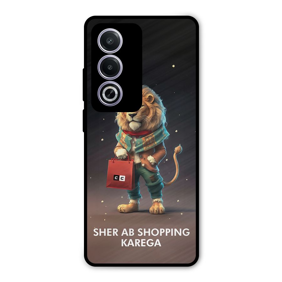 Shopping Sher Metal Back Case for Oppo A3 Pro