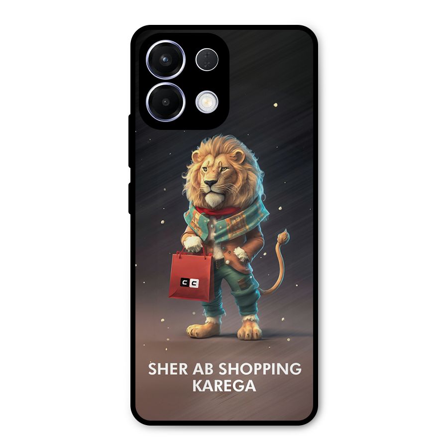Shopping Sher Metal Back Case for Oppo K13