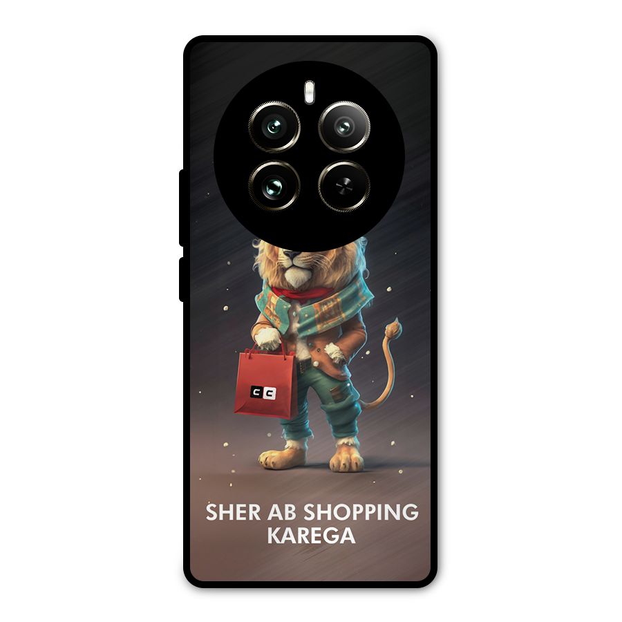 Shopping Sher Metal Back Case for Realme 12 Pro
