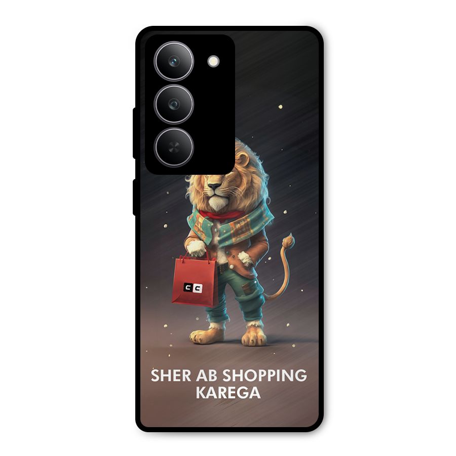 Shopping Sher Metal Back Case for Realme 14x