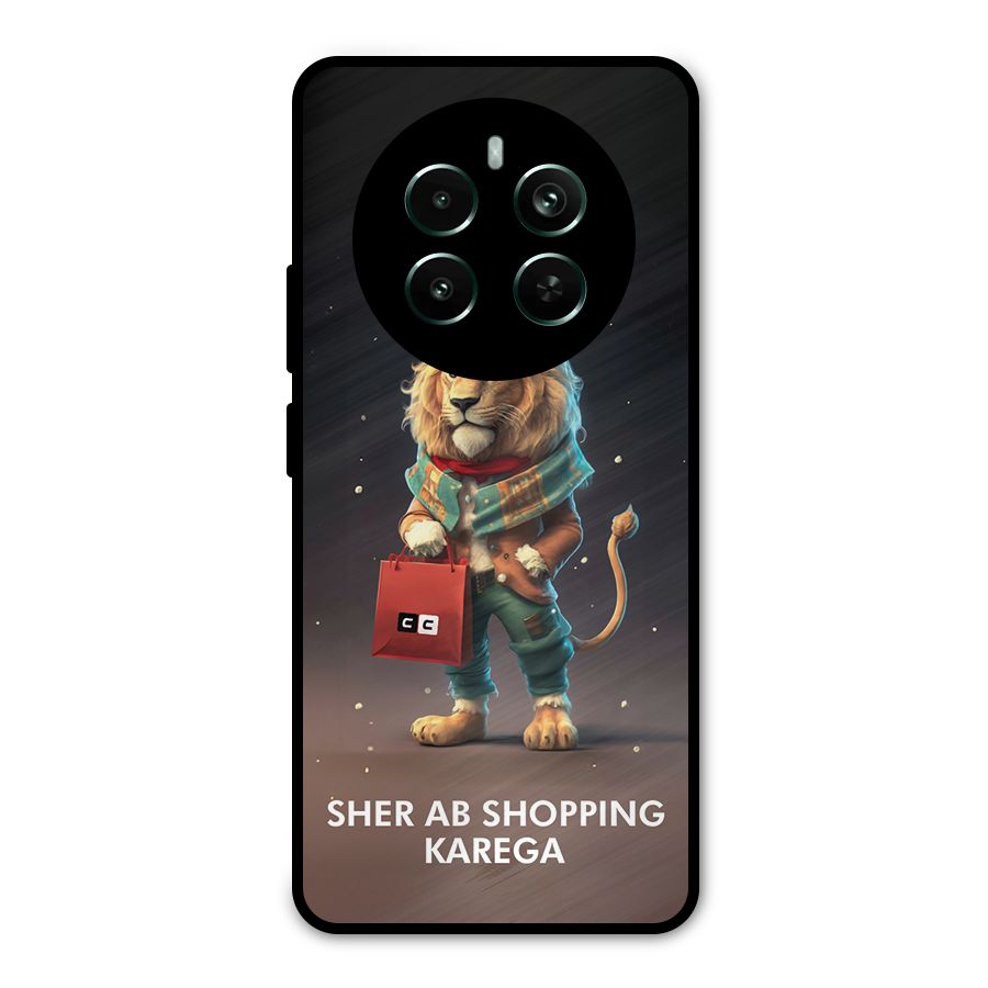 Shopping Sher Metal Back Case for Realme Narzo 70 Pro