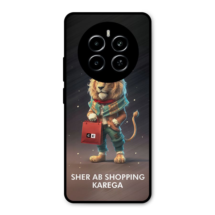 Shopping Sher Metal Back Case for Realme P1