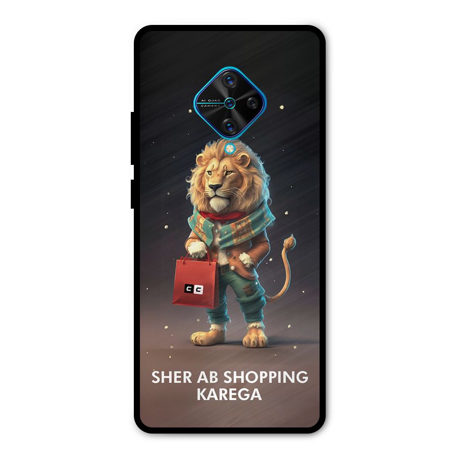 Shopping Sher Metal Back Case for Vivo S1 Pro
