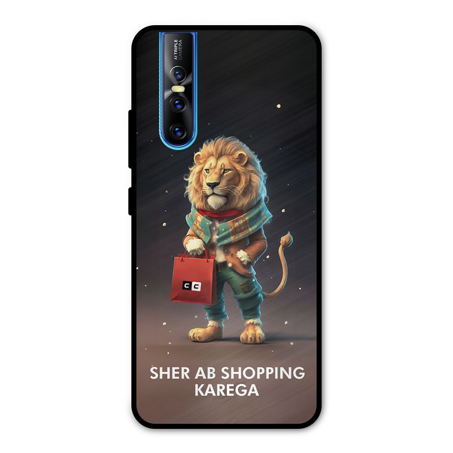 Shopping Sher Metal Back Case for Vivo V15 Pro