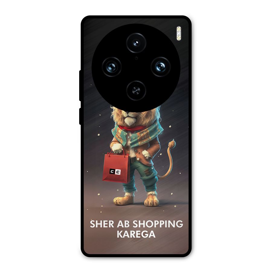 Shopping Sher Metal Back Case for Vivo X100 Pro
