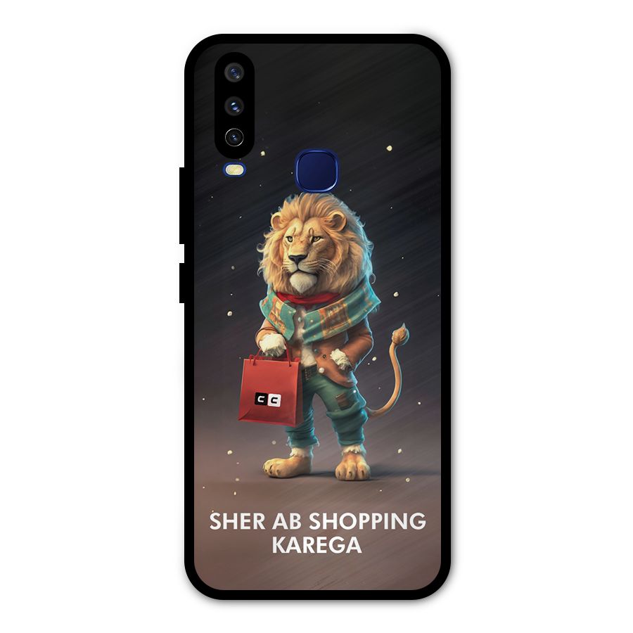 Shopping Sher Metal Back Case for Vivo Y15
