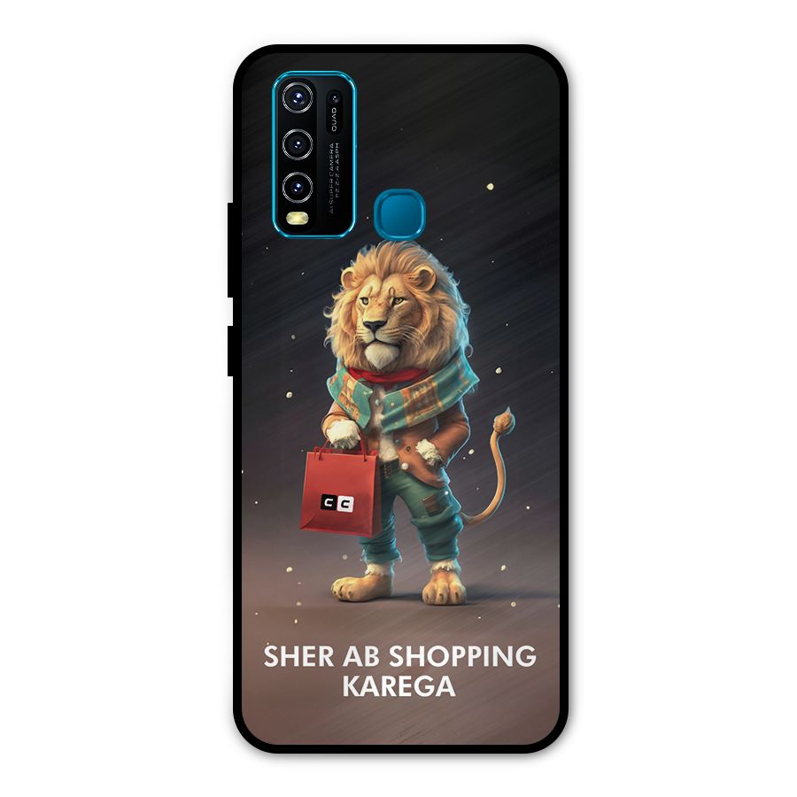 Shopping Sher Metal Back Case for Vivo Y50