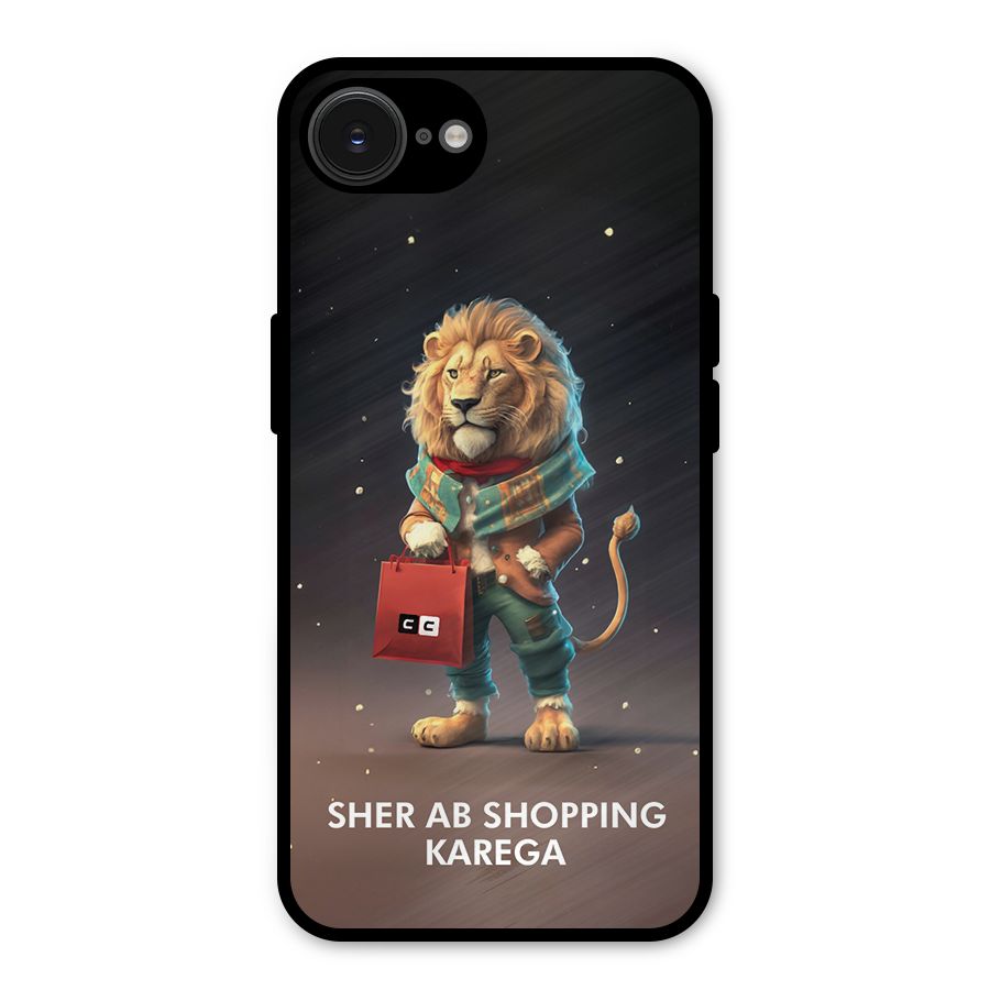 Shopping Sher Metal Back Case for iPhone 16e