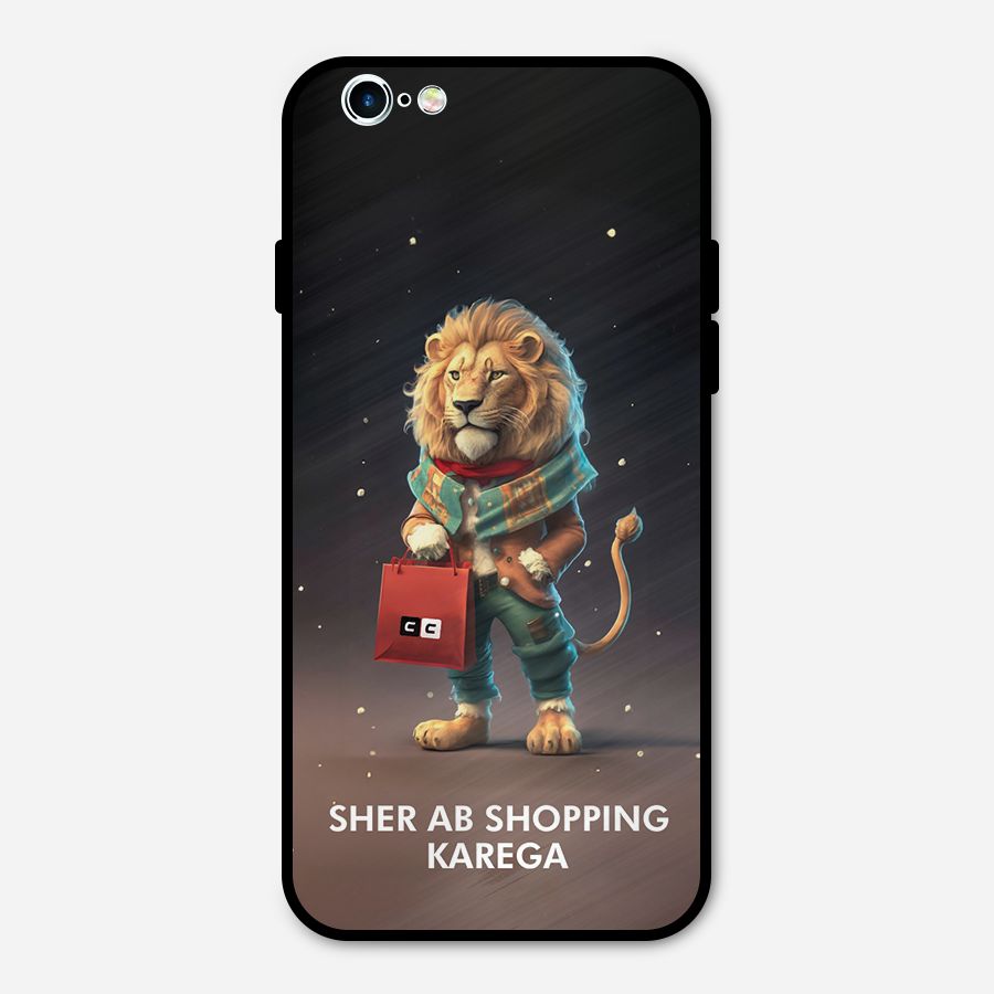 Shopping Sher Metal Back Case for iPhone 6 6s