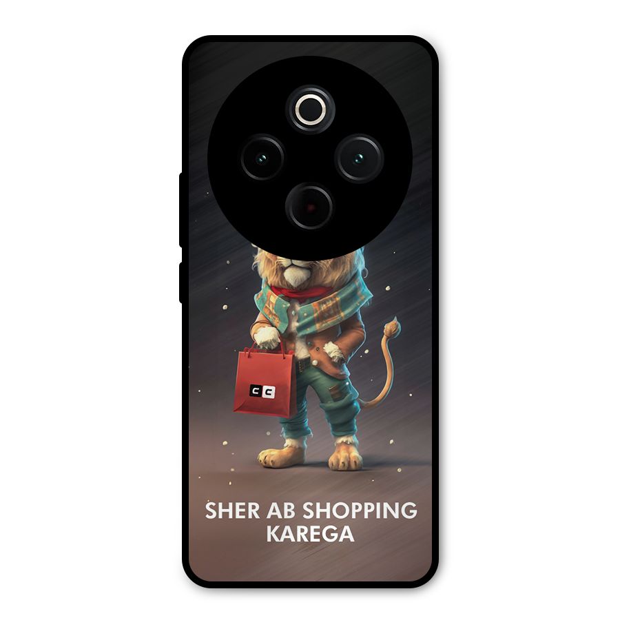 Shopping Sher Metal Back Case for iQOO Z10