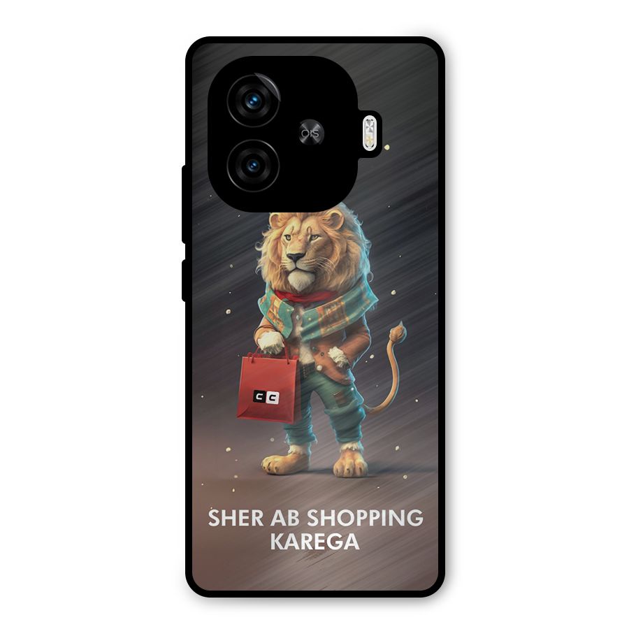 Shopping Sher Metal Back Case for iQOO Z9 Turbo