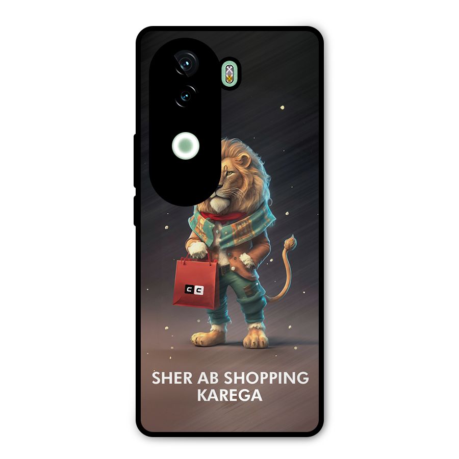 Shopping Sher Metal Back Case for iQOO Z9s