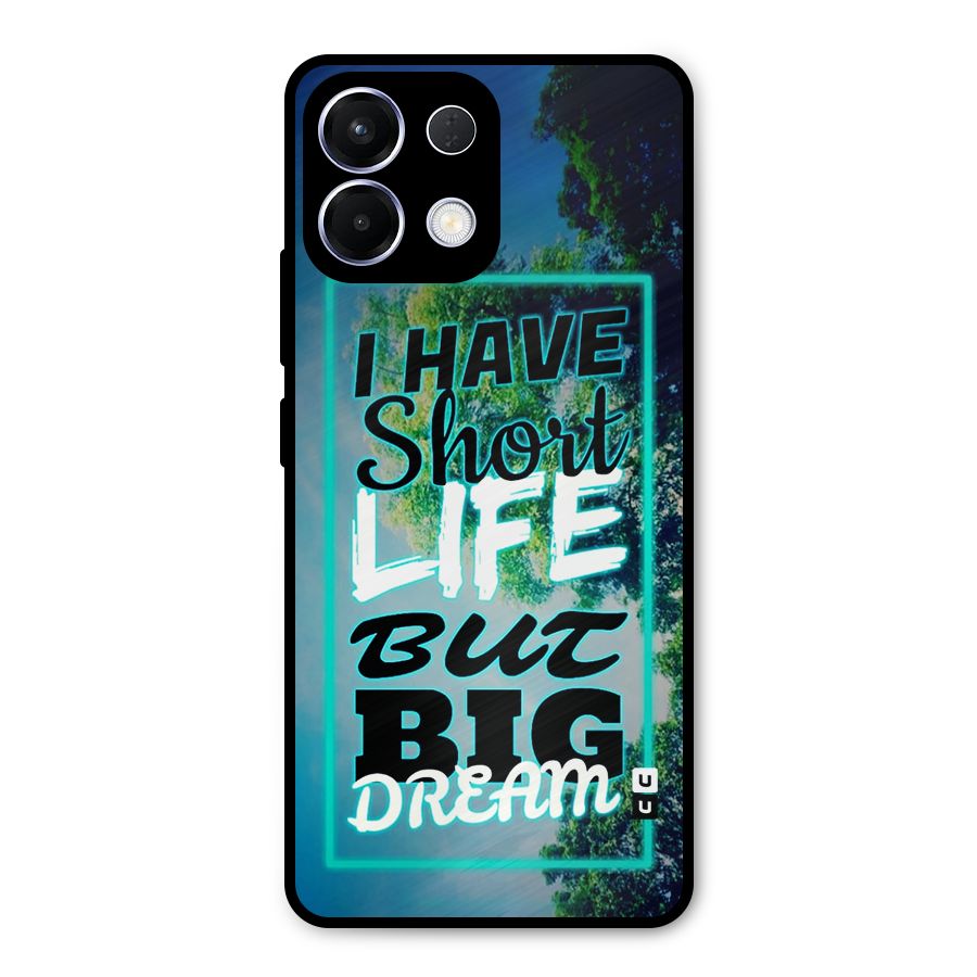 Short Life Big Dream Metal Back Case for Oppo K13